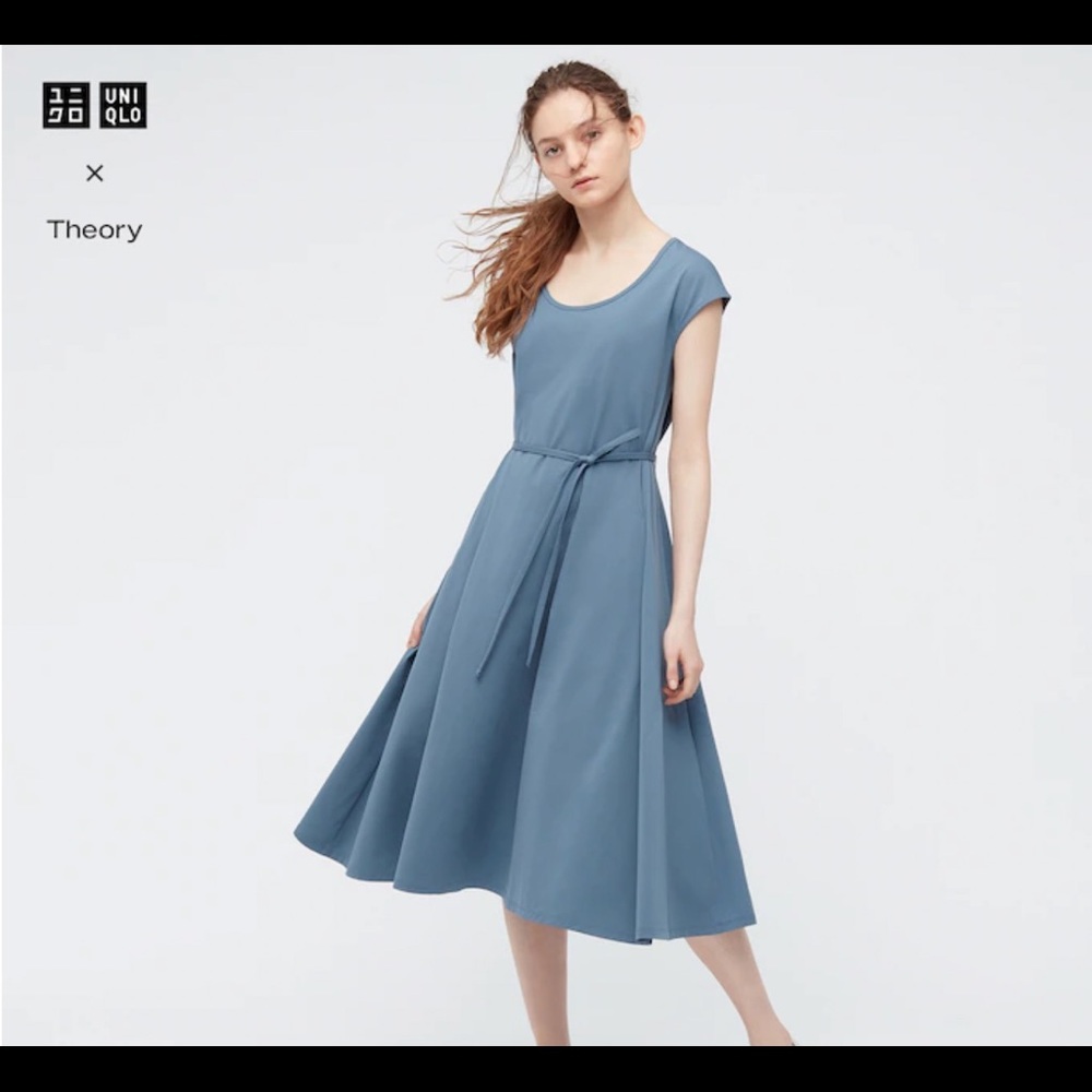 uniqlo x theory dress NWT Navy Blue